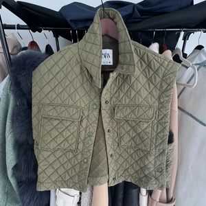 Zara quilted vest